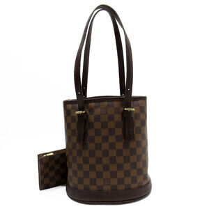 Louis Vuitton Damier Ebene Brown Mare Ebene Brown Canvas Handbag